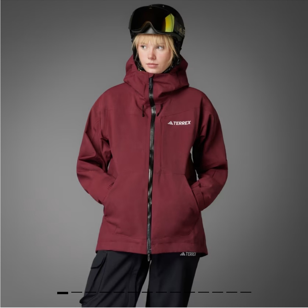 NWT Adidas Terrex tech rock 3L nylon rain rdy jacket